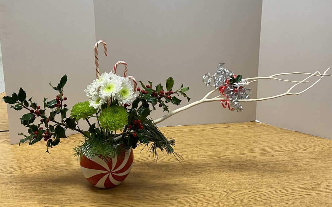 12-9-23 Workshop “Holiday arrangements with Mitsumata branches”